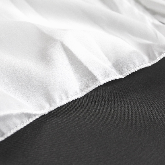 White Crochet Waist Beach Cover Up Tunic/Robe - Picture 6 of 16